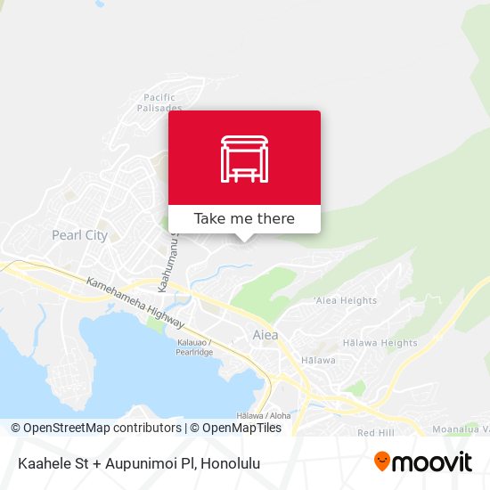 Mapa de Kaahele St + Aupunimoi Pl