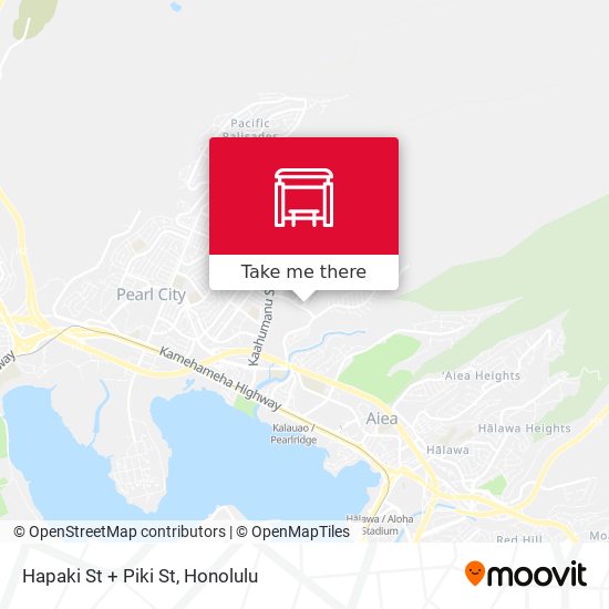 Mapa de Hapaki St + Piki St