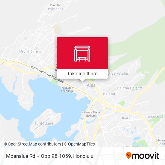 Mapa de Moanalua Rd + Opp 98-1059
