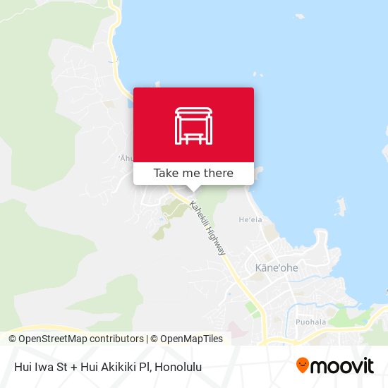 Hui Iwa St + Hui Akikiki Pl map