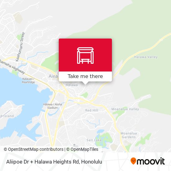 Aliipoe Dr + Halawa Heights Rd map