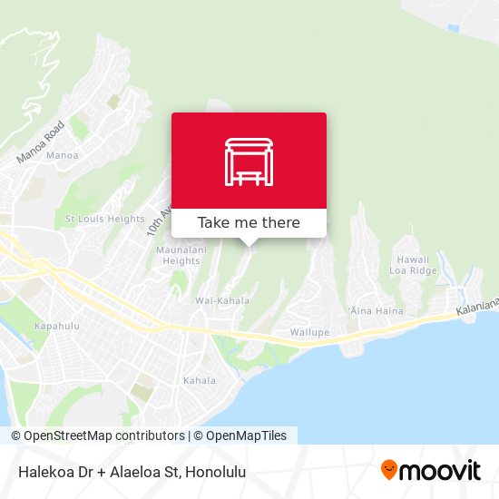Mapa de Halekoa Dr + Alaeloa St
