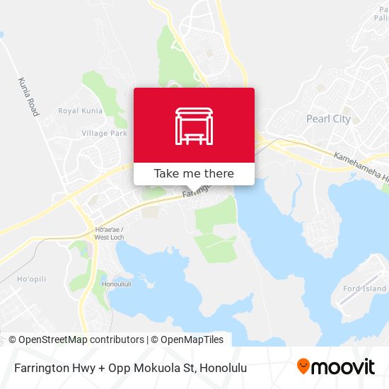 Mapa de Farrington Hwy + Opp Mokuola St