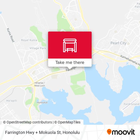 Mapa de Farrington Hwy + Mokuola St