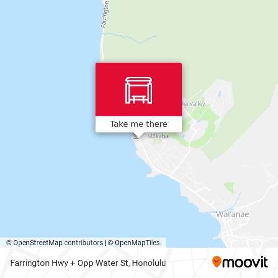 Farrington Hwy + Opp Water St map