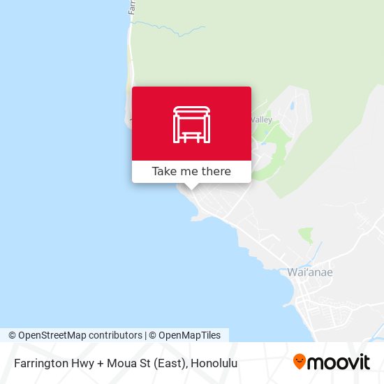 Mapa de Farrington Hwy + Moua St (East)