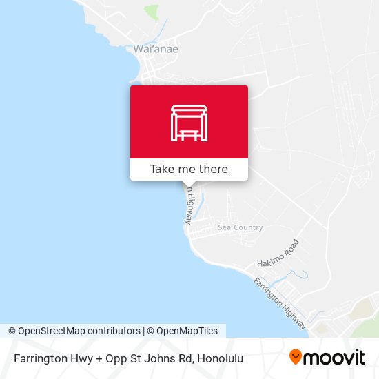 Mapa de Farrington Hwy + Opp St Johns Rd