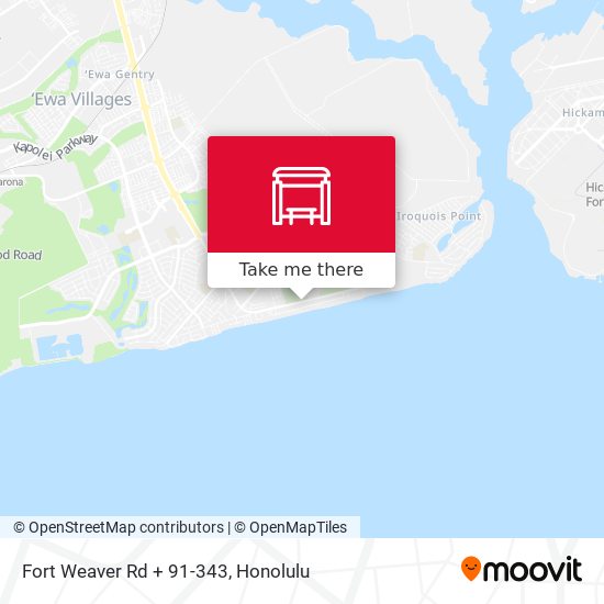 Mapa de Fort Weaver Rd + 91-343