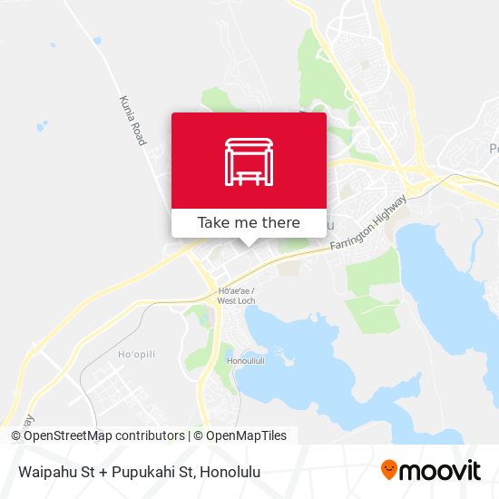 Waipahu St + Pupukahi St map
