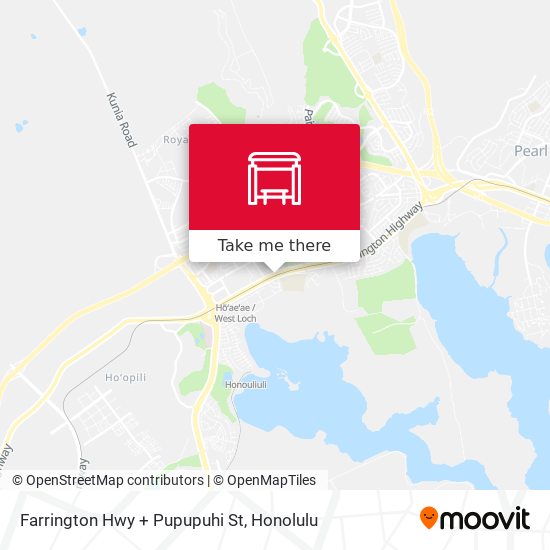 Mapa de Farrington Hwy + Pupupuhi St