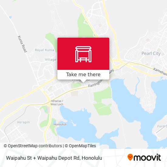 Mapa de Waipahu St + Waipahu Depot Rd