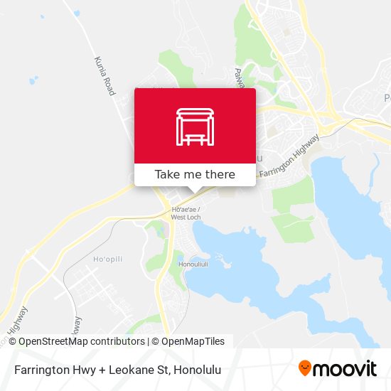 Mapa de Farrington Hwy + Leokane St
