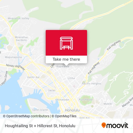 Mapa de Houghtailing St + Hillcrest St