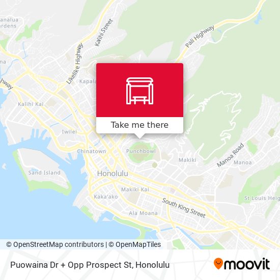 Puowaina Dr + Opp Prospect St map
