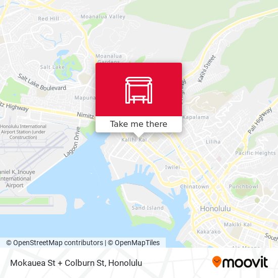 Mapa de Mokauea St + Colburn St