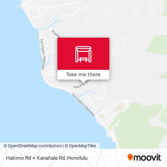Hakimo Rd + Kanahale Rd map