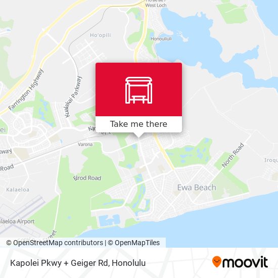 Mapa de Kapolei Pkwy + Geiger Rd