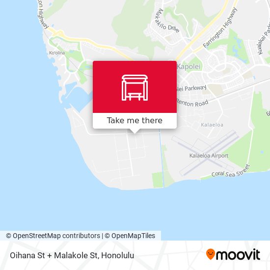 Mapa de Oihana St + Malakole St