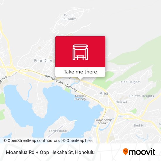 Moanalua Rd + Opp Hekaha St map