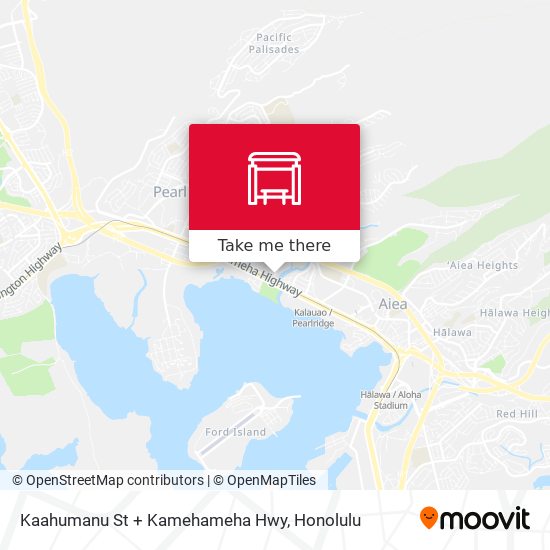 Mapa de Kaahumanu St + Kamehameha Hwy
