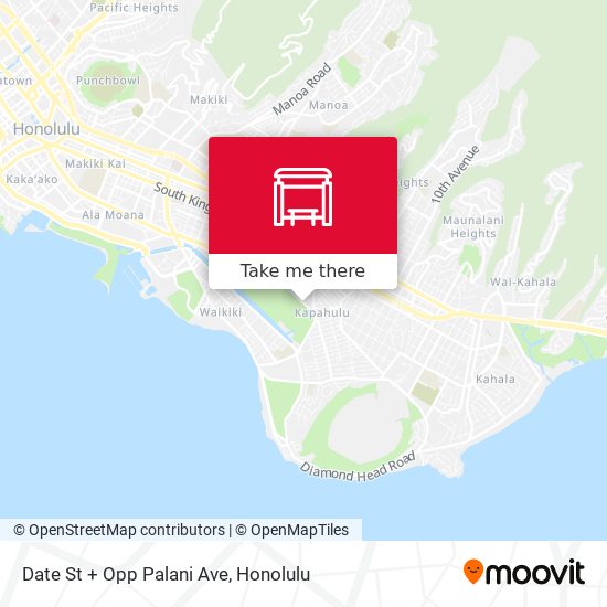 Date St + Opp Palani Ave map