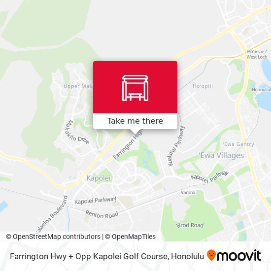 Farrington Hwy + Opp Kapolei Golf Course map