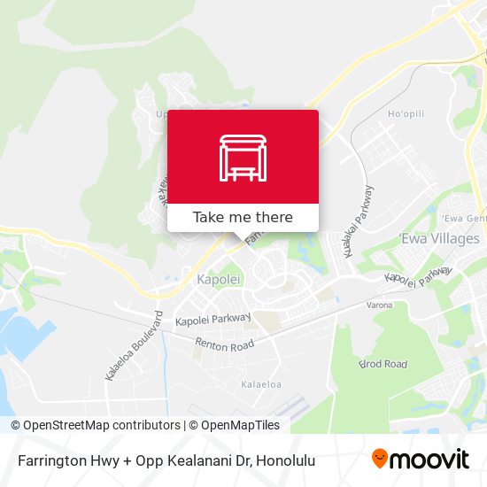 Mapa de Farrington Hwy + Opp Kealanani Dr