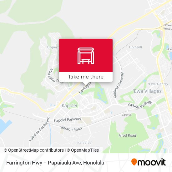 Mapa de Farrington Hwy + Papaiaulu Ave