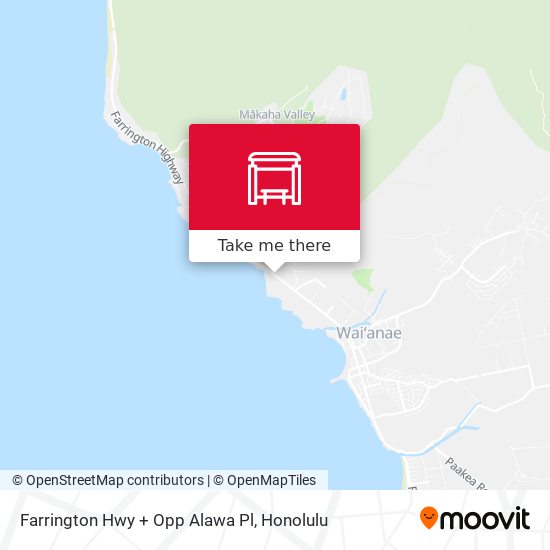 Mapa de Farrington Hwy + Opp Alawa Pl