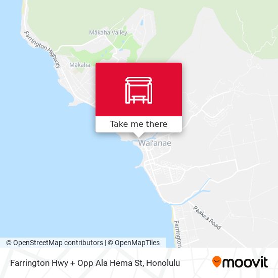 Farrington Hwy + Opp Ala Hema St map