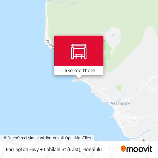 Farrington Hwy + Lahilahi St (East) map