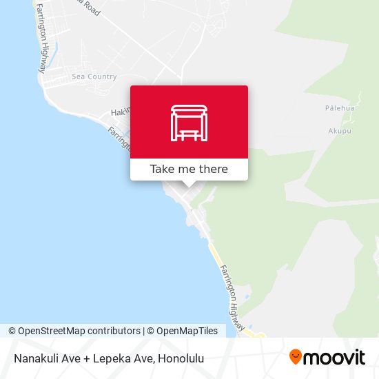 Mapa de Nanakuli Ave + Lepeka Ave