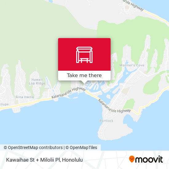 Mapa de Kawaihae St + Milolii Pl