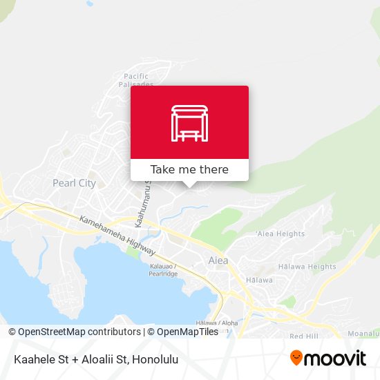 Kaahele St + Aloalii St map