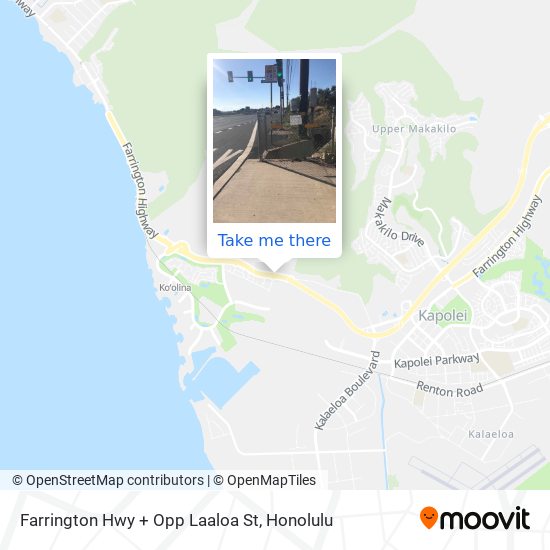 Farrington Hwy + Opp Laaloa St map
