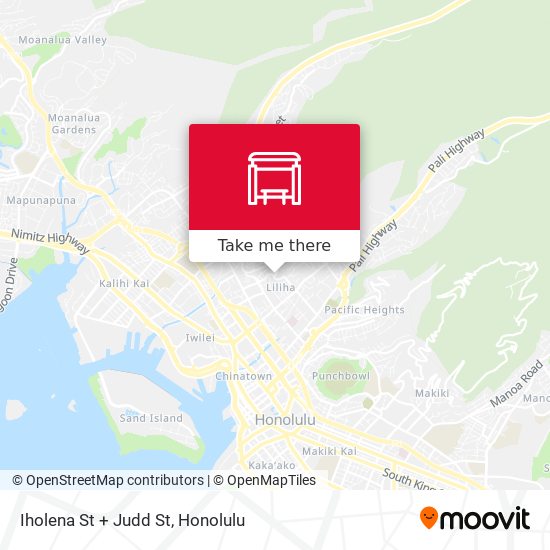 Mapa de Iholena St + Judd St
