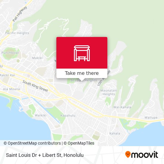 Saint Louis Dr + Libert St map
