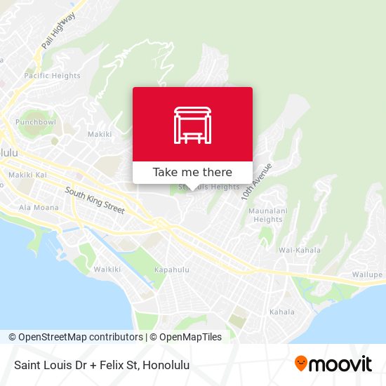 Mapa de Saint Louis Dr + Felix St