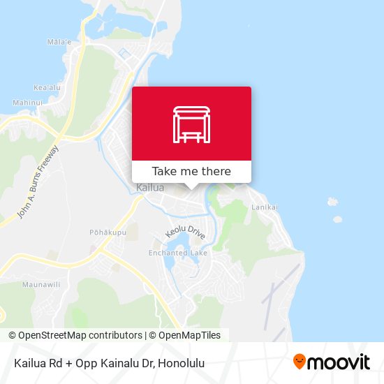 Kailua Rd + Opp Kainalu Dr map
