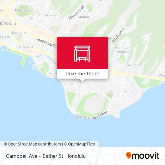 Mapa de Campbell Ave + Esther St