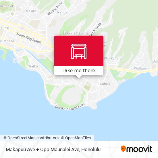 Mapa de Makapuu Ave + Opp Maunalei Ave