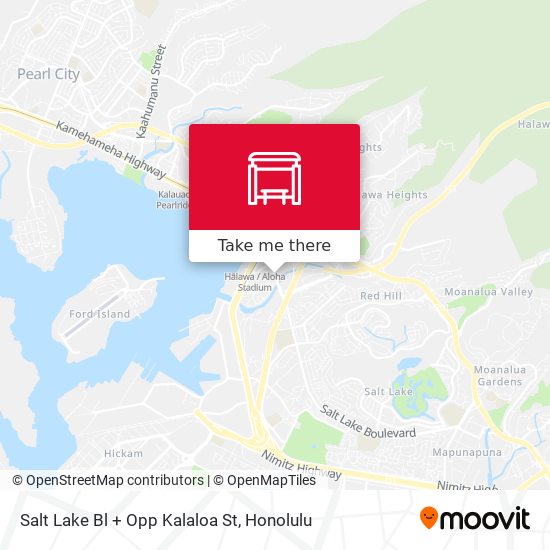 Mapa de Salt Lake Bl + Opp Kalaloa St
