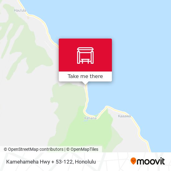 Mapa de Kamehameha Hwy + 53-122
