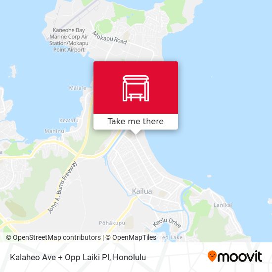 Kalaheo Ave + Opp Laiki Pl map