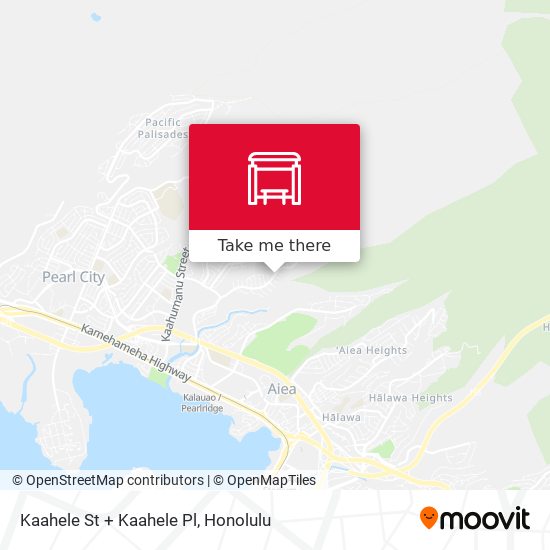 Mapa de Kaahele St + Kaahele Pl