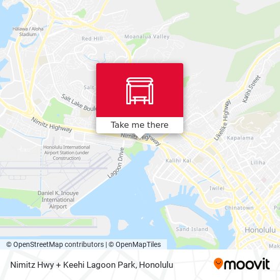 Mapa de Nimitz Hwy + Keehi Lagoon Park