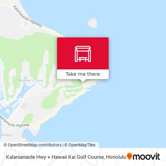Mapa de Kalanianaole Hwy + Hawaii Kai Golf Course