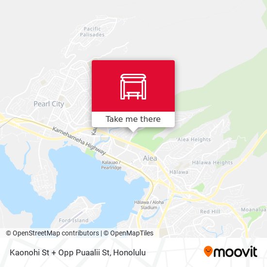 Kaonohi St + Opp Puaalii St map