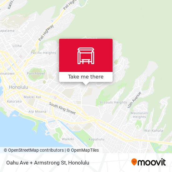 Oahu Ave + Armstrong St map
