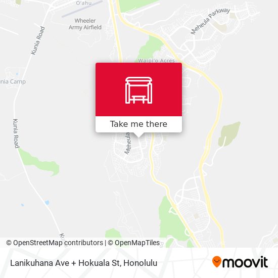 Lanikuhana Ave + Hokuala St map